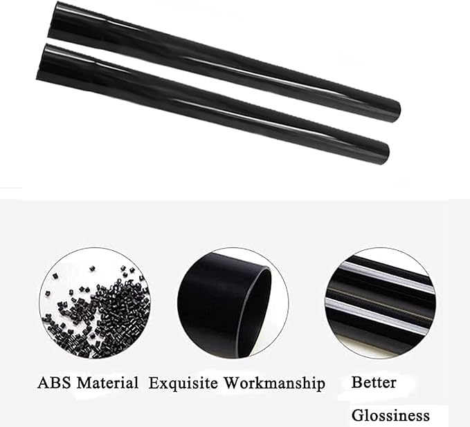 4Pcs 1.25 Inch Vacuum Extension Wands, 14.5 Inch Long, 1 1/4" Plastic Wand Pipe for Replacement Vacuum Cleaner Extension Pipe Tubes