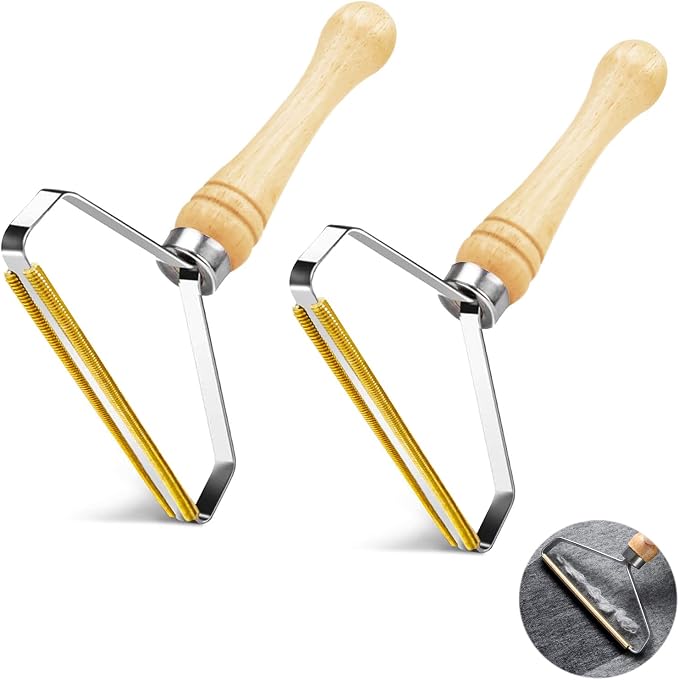 Lint Remover,2 Pack Pet Hair Remover,Reusable Clothes Carpet Couch Furniture Fabric Shaver Lint Brush Carpet Scraper