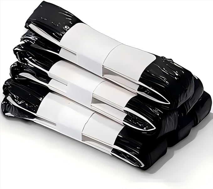 Refill Bag Ring, Garbage Waste bag for TU01 Self Sealing Automatic Trash Can, 6 Pack Refill Rings - Each Supports About 20 Times Package for a Total of 120 Times.