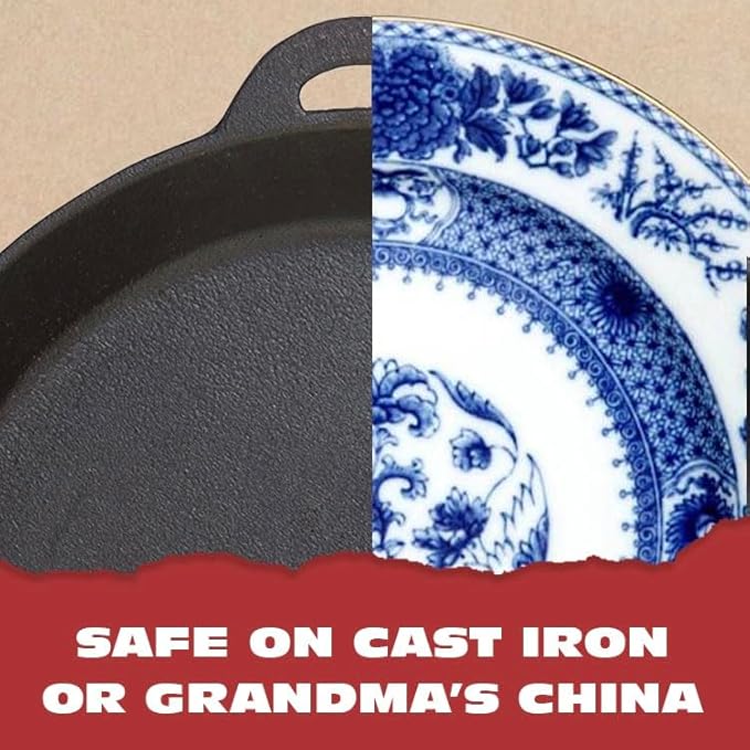 Knapp Made 7"x5" Chainmail Dishcloth - Stainless Steel Cast Iron Scrubber | Replace Your Dirty Sponge. All-purpose Kitchenware Cleaner For Pots, Pans & Cookware - Lasts a Lifetime