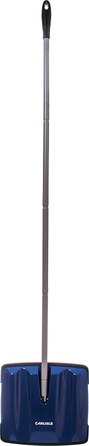 Carlisle FoodService Products Duo-Sweeper Rubberized Carpet and Floor Sweeper – Efficient Manual Cleaning for Restaurants with Low Pile Carpets (Pack of 4)