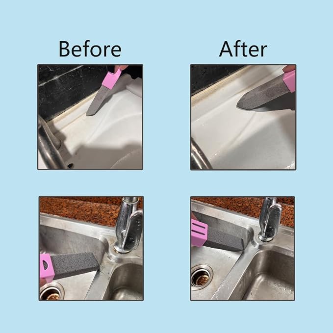 10-Pack of Pumice Cleaning Sticks with 2 Universal Handles and 1 Dustpan Brush Cleaning Brush. Gray Pumice Cleaner, Suitable for Cleaning Toilets, bathrooms, Kitchens, spas and Swimming Pools