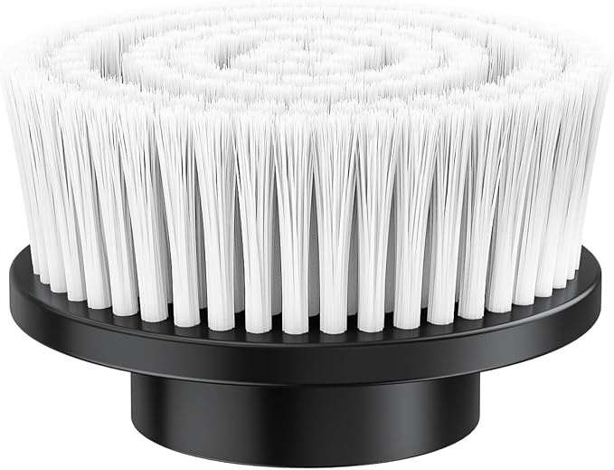 1 Pack Replaceable Brush Head for Ecarke Electric Spin Scrubber, Cordless Power Shower Scrubber Cleaning Brush Replacement for Bathroom Floor Bathtub Toilet Wall Tile Tub (Only Brush Head)
