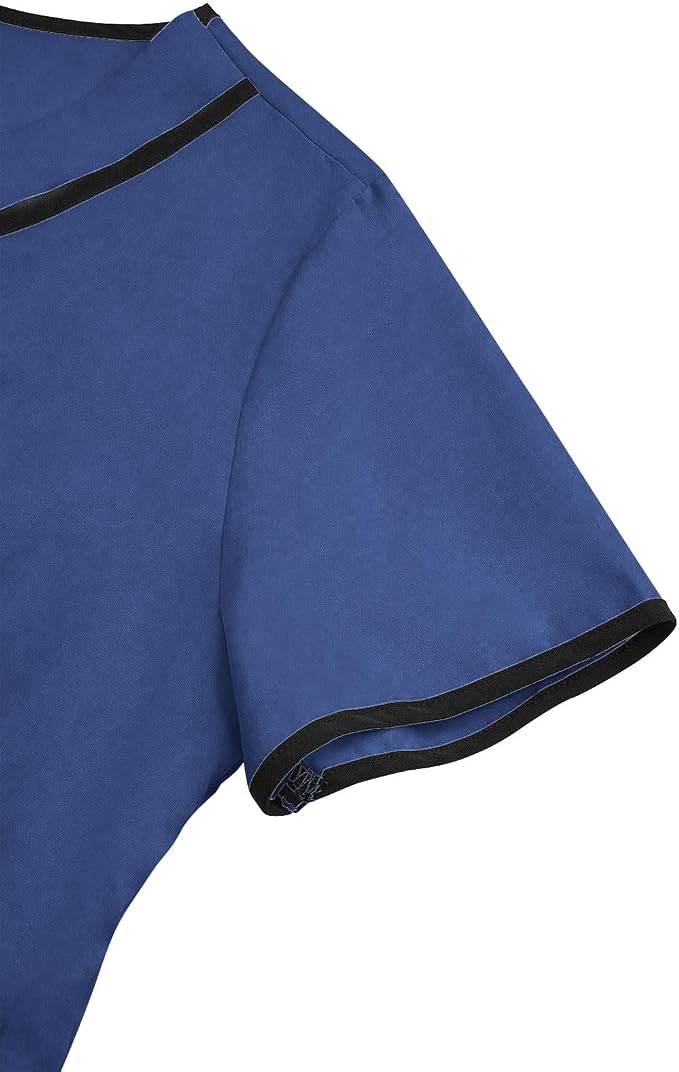 Housekeeping Uniforms - Women Lightweight Stretchy Scrubs for Cleaning Job, Breathable & Easy Care & Moisture-Wicking