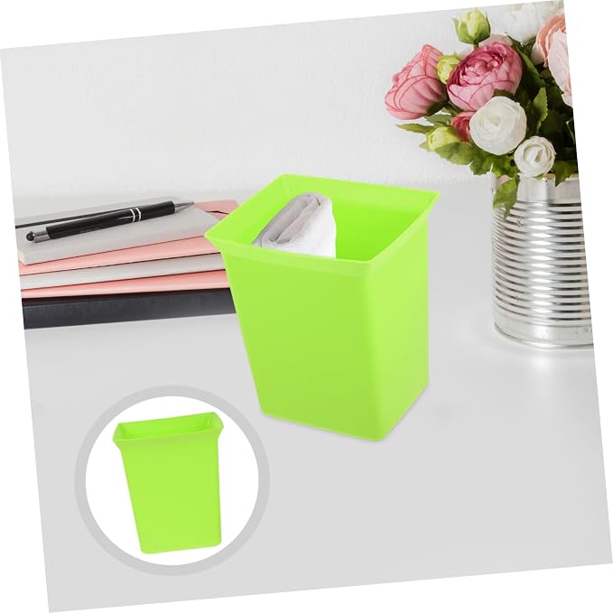 Ciieeo Plastic Storage Organizer for Housekeeping Portable Cleaning Bin for Bathroom and Shower Spacious Green Tool Holder for and Organization