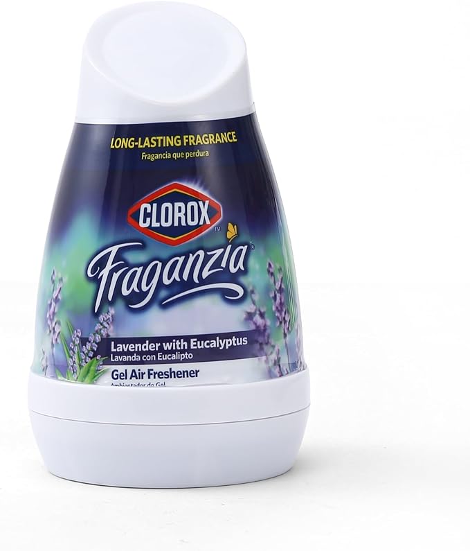 Clorox Fraganzia Gel Air Freshener Cone, Lavender Eucalyptus Scent, 6 Oz
