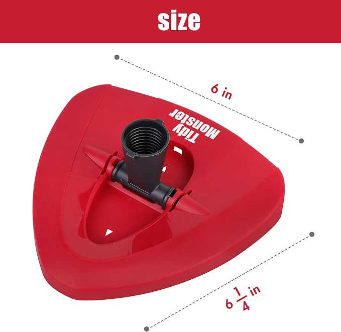 6 inch Mop Replacement Base for O-Ceda Easy Wrin Spin Mop, Mop Head Cover, Plastic Mop Base Case Disc