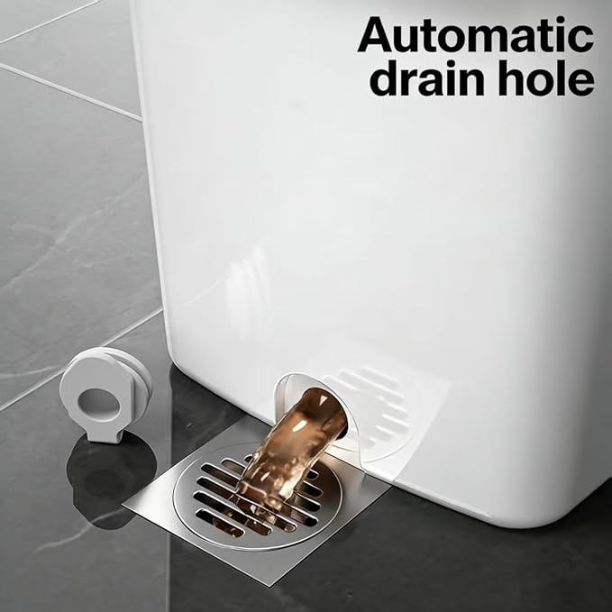 Spin Mop and Bucket Set | Hands Free Wringer System, Multi Surface Floor Cleaning Mop for Hardwood, Tile, and Vinyl Floors