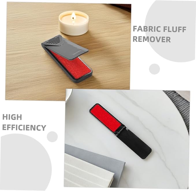 OUNONA 3pcs Lint Remover Brush for Clothes Bedding and Upholstery Portable and Lightweight Pet Hair and Dust Cleaner Lint Removal Tool for Home Use