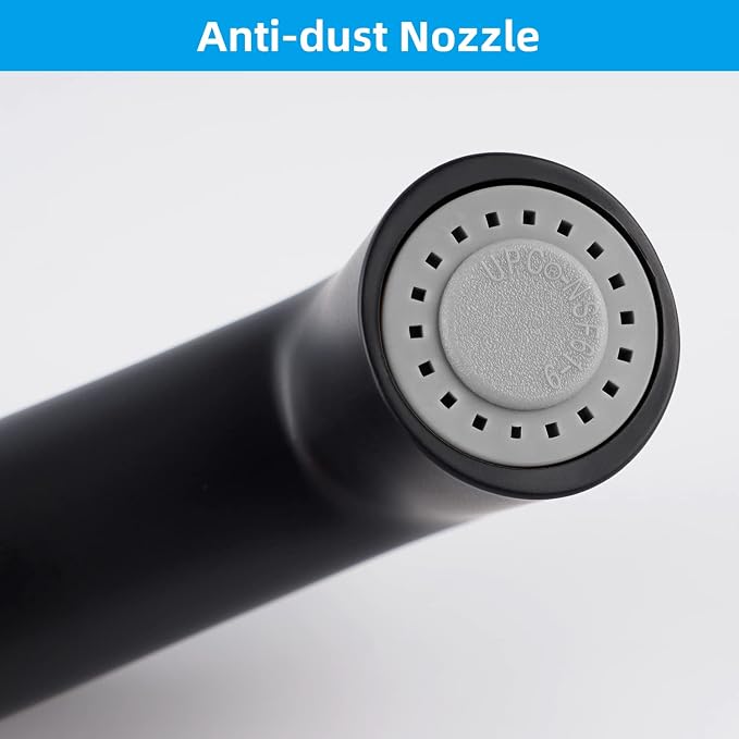 Universal Kitchen Sink Side Sprayer Head Replacement, Matteblack | NSF/ANSI/CAN 372 Certified, Sink Spray Attachment Compatible with Delta/Moen/Kohler and OEM Brand, Pull Out Sink Faucet Head