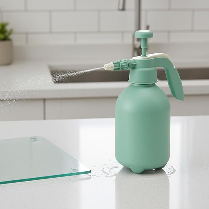 Spray Bottle Pressure Sprayer Pump Sprayer Handheld Sprayer Garden Sprayer with Adjustable Nozzle and Ergonomic Grip Construction 2L Suitable for Home Cleaning Patio Maintenance
