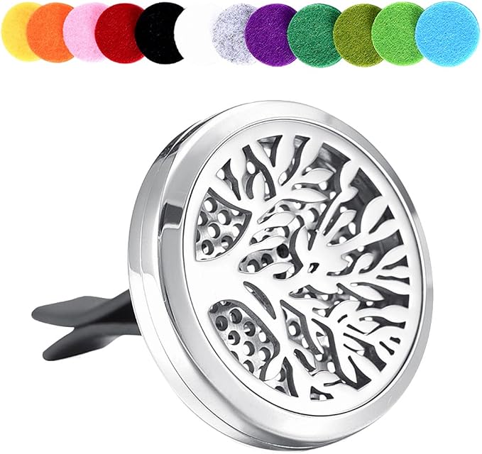 Legenstar Family Tree Magnetics Diffuser 316 Stainless Steel Car Aromatherapy Locket Essential Oil Car Diffuser Lockets Jewelry