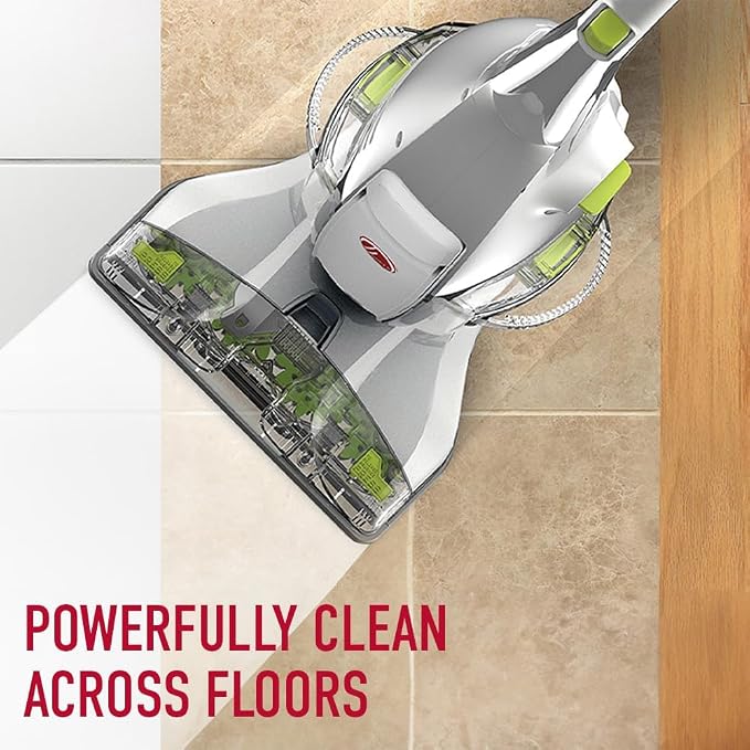 Hoover FloorMate Deluxe Hard Floor Cleaner Machine, Wash and Dry Mode | Lightweight Cleaning Machine, Floor Scrubber with Spin Scrub Brushes, Ideal for Hardwood, Vinyl, Tile, Laminate and More
