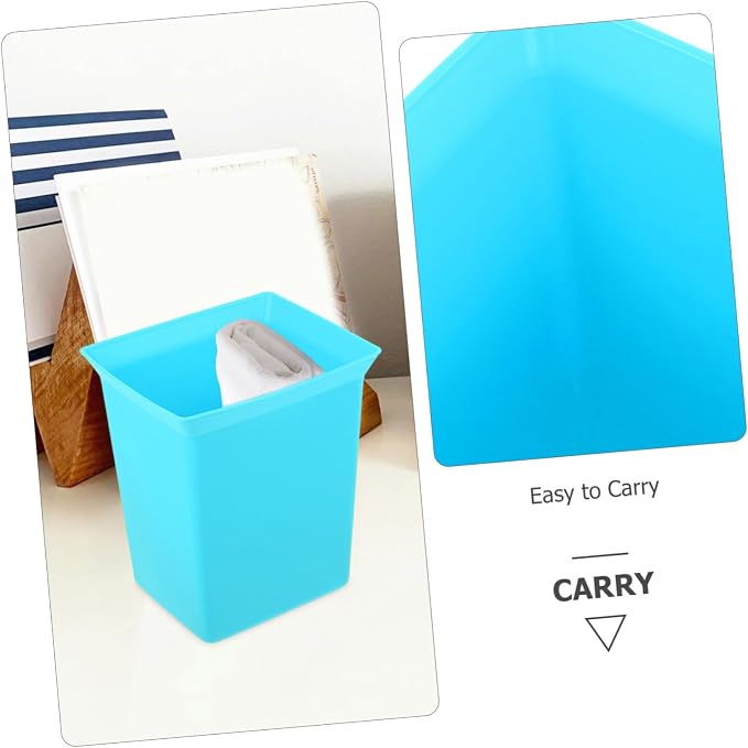 Unomor Portable Plastic Storage Basket for Organizing Tools Sky- Cleaning for Bathroom Hotel Housekeeping and Multi-purpose Use Handy Utility Bin for