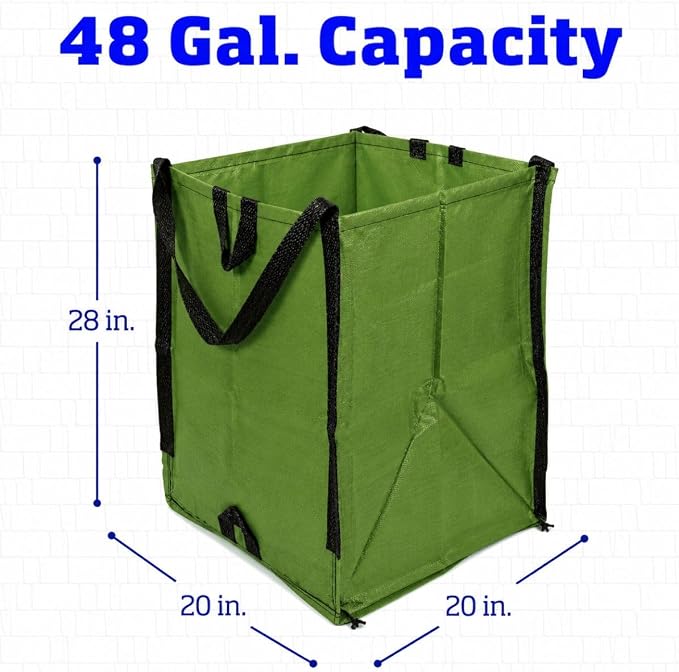 DURASACK Heavy Duty Home and Yard Bags, Moss Green