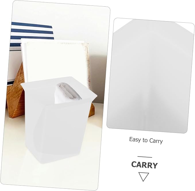 Plastic Cleaning Caddy Organizer Bin Stackable Portable Utility Basket for Bathroom Supplies Hotel Room Organization White Storage for Cleanliness and Style