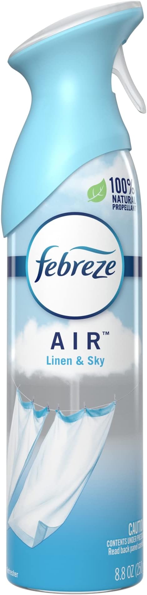 Febreze® Odor-Fighting Air Fresheners, Linen Sky™, 8.8 Oz, Carton Of 6 Fresheners