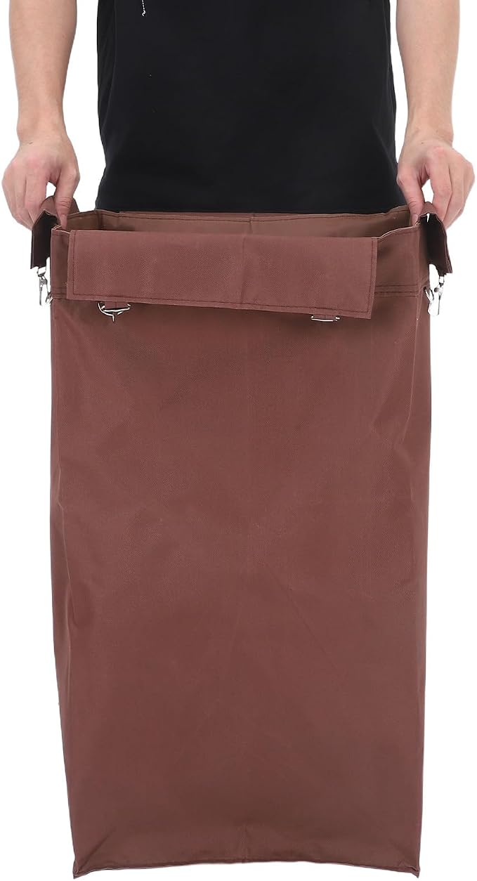Housekeeping Organizer Capacity Trolley Oxford Cloth Bag Large Cleaning | Leakproof Folding Design, Portable Storage for Linen and Trash, 27.5x15.3x11in