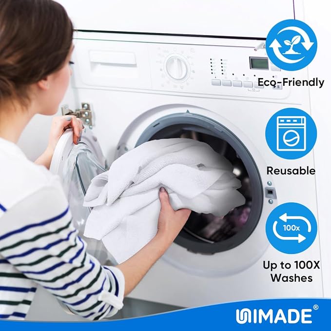 Shop Towels Rags, 150 Pack Reusable Shop Rags Bulk Microfiber Cleaning Cloth Lint Free Cleaning Towels for Car Kitchen Automotive Bar Mechanic Restaurant Garage, 11.5"x 11.5", White | Shop Rags Bulk Lint Free Cleaning Towels for Car Kitchen Automotive ...