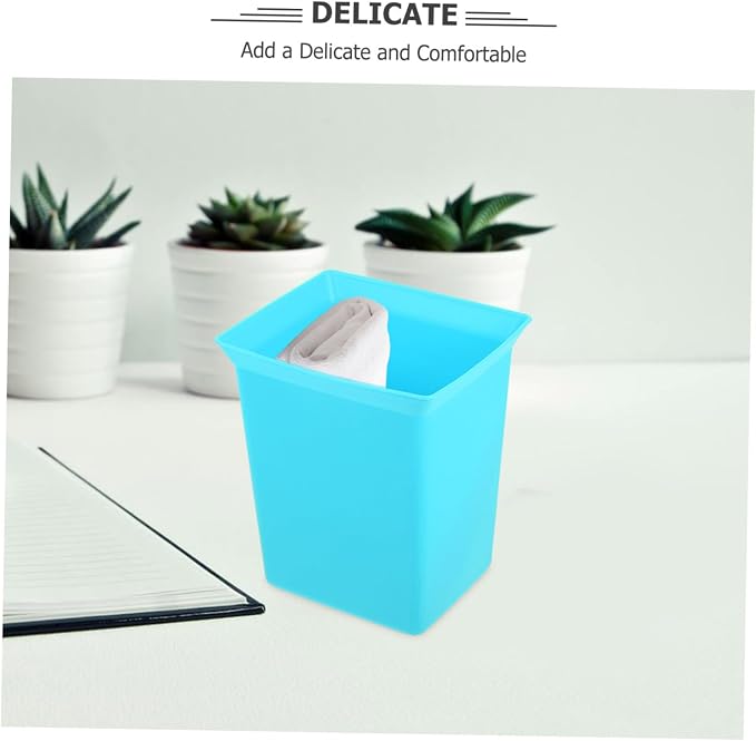 Unomor Portable Plastic Storage Basket for Organizing Tools Sky- Cleaning for Bathroom Hotel Housekeeping and Multi-purpose Use Handy Utility Bin for