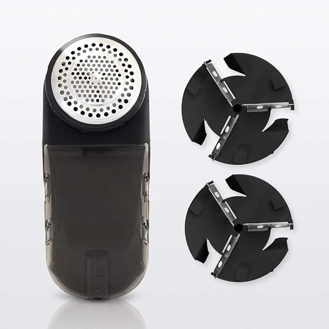 EasyLint Professional Lint Remover Fabric Shaver Replacement Blades: Quickly & Effectively Remove Fuzz, Bobbles & Pills from Sweaters, Clothes, Couch and Furniture. Includes One Package of (2) Blades.