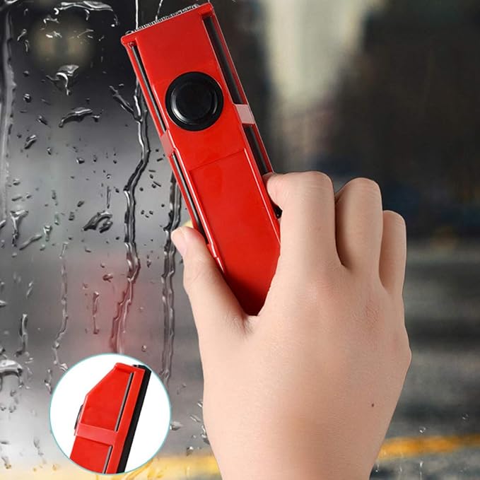 PURPLELILY Double Side Magnetic Window Cleaners Adjustable Magnetic Double Window Glass Wiper Washing Brush Cleaning Brushes