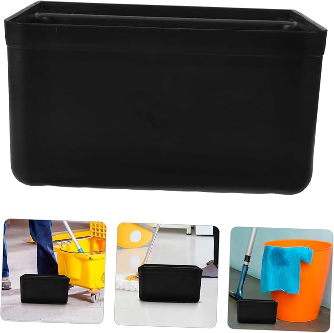 Unomor Portable Housekeeping Cart Cleaning Supplies Storage Bin with Large Capacity and Sturdy Plastic Construction, for Commercial Cleaning and Hotel Service Use