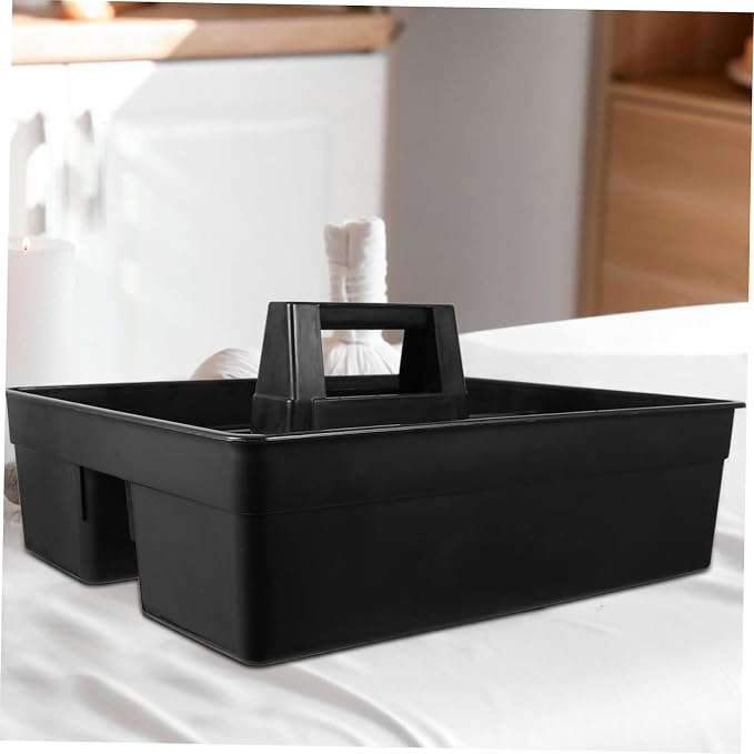 Cleaning Supplies Caddy with Handle Plastic Organizer for Hotel Housekeeping Portable Storage Cleaning Caddy for Tools Cleaning Products Convenient Tool Caddy