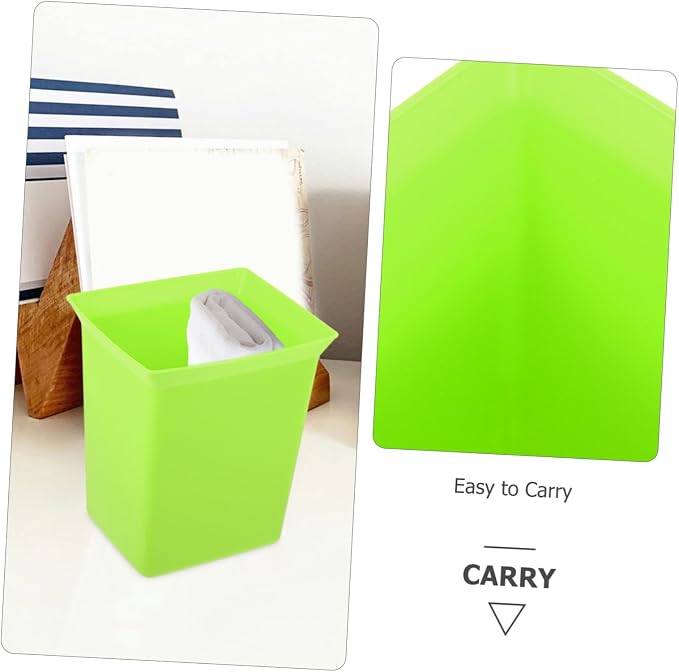 Ciieeo Plastic Storage Organizer for Housekeeping Portable Cleaning Bin for Bathroom and Shower Spacious Green Tool Holder for and Organization