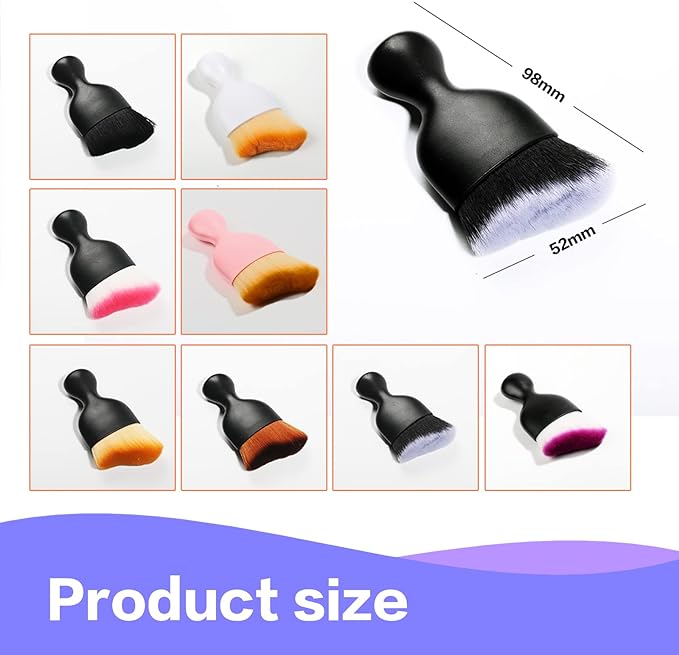 AOCISKA Car Interior Detailing Brush,Soft Bristle Cleaning Brush Car Detailing Brush Dusting Brush,Car Interior Cleaning Tool,Auto Detail Brush Car Dash Duster Brush (Pink with Cap)