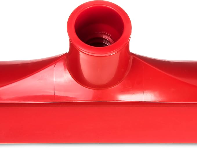 SPARTA 3656705 Plastic Floor Squeegee, Shower Squeegee, Heavy Duty Squeegee With Rubber Blade For Windows, Glass, Shower Doors, Floors, Windshields, 20 Inches, Red, (Pack of 6)