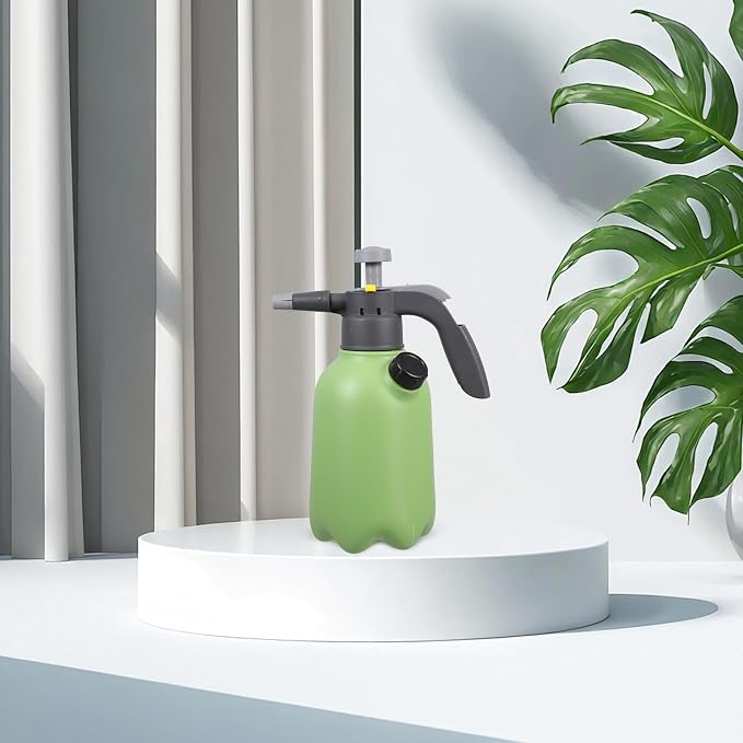 ibasenice Hand Pump Sprayer Pressurized Watering Can 2l Mint Green Small Pump Sprayer for Garden Plants and Lawn Care Manual Handheld Pressure Mister Bottle
