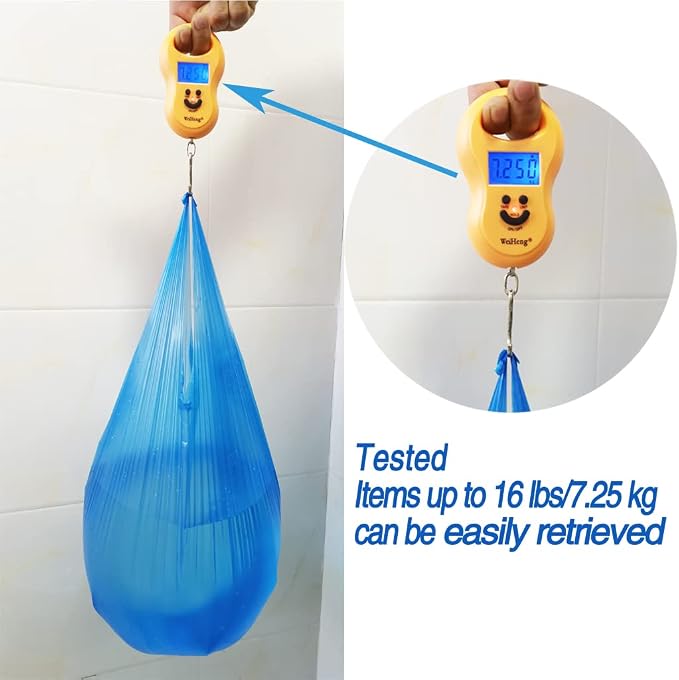 100 Count 4 Gallon Trash Bags, Small Colorful Garbage Bags with Handle for Home Office Bathroom Trash Can | Garbage Bags with Handle, For Home Office Bathroom Trash Can