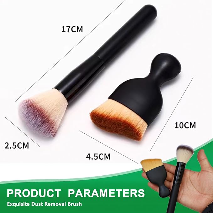 3 Pack Microfiber Duster, Small Dust Brushes, Feather Duster, Soft Fibers, Efficient Dust Removal, Cleaning Tool Perfect for Computers, Keyboards, Car Interior, Photo Frames, Digital Devices
