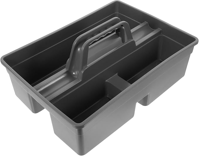 Portable Cleaning Tool Carrier Box with Handle Pp Organizer for Bathroom | Cleaning Supplies Storage Holder, Household Housekeeping Basket, Toilet Cleanup Use