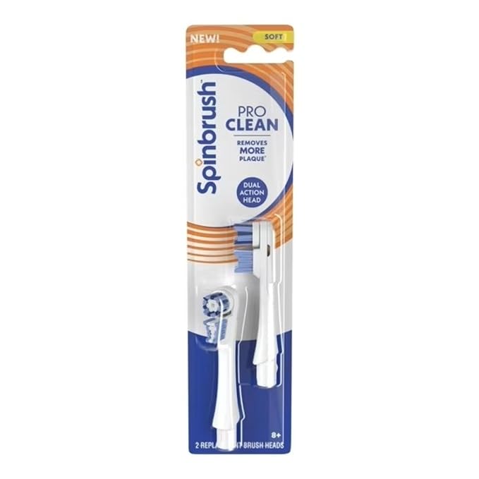 Arm & Hammer Spinbrush Pro Clean Replacement Brush Heads | electric-toothbrush-replacement-parts