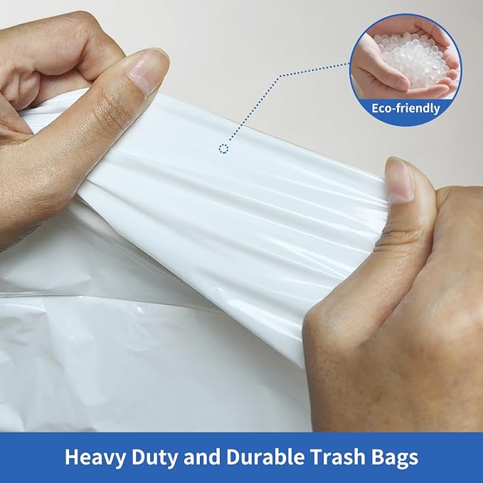 13gal Drawstring Tall Trash Bag Scented Heavy Duty 100ct 60x70cm | Kitchen Tall Reinforced Leakproof Garbage Bags