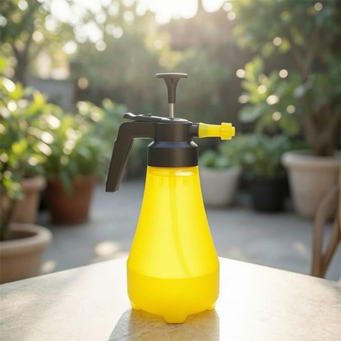 Pressurized Spray Bottle Caustic-Resistant Hand Pump Large Capacity Handheld Pump for Gardeners