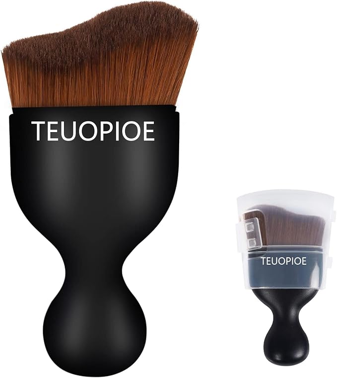 Car Detailing Brush for Interior Dusting and Air Vents,Bronze | Soft synthetic bristles clean dashboards, vents, and consoles. Lightweight PP handle is suitable for dry or wet use.