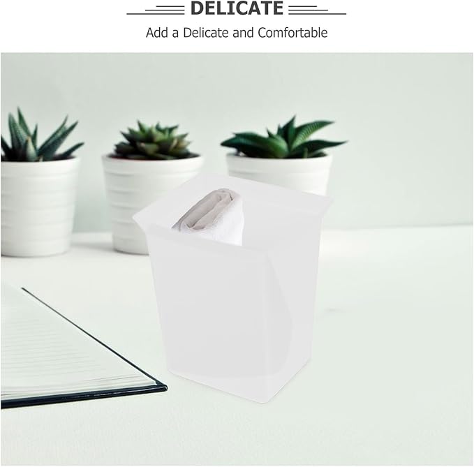 VICASKY Portable Cleaning Supply Organizer Basket with Handle, White Plastic Storage Caddy Bin for Bathroom and Housekeeping, Portable Cleaning Supplies Holder for Home and Hotel Use