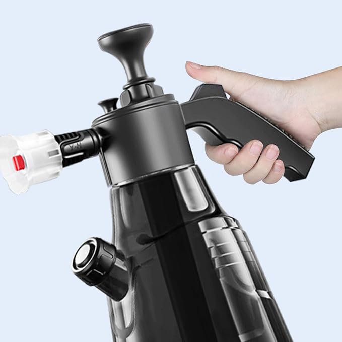 Car Foam Sprayer 2Liters Snow Foam Sprayer Pumps Action Pressure Washing Bottles for Garden Watering Hand Pressurized Cannons