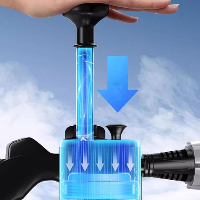2Liters Hand Pumps Foam Sprayer Pneumatic Washer Foam Snow Foam High Pressure Car Wash Bottle for Garden