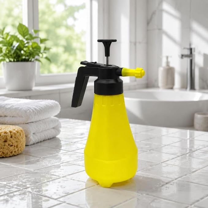 Pressurized Spray Bottle Caustic-Resistant Hand Pump Large Capacity Handheld Pump for Gardeners
