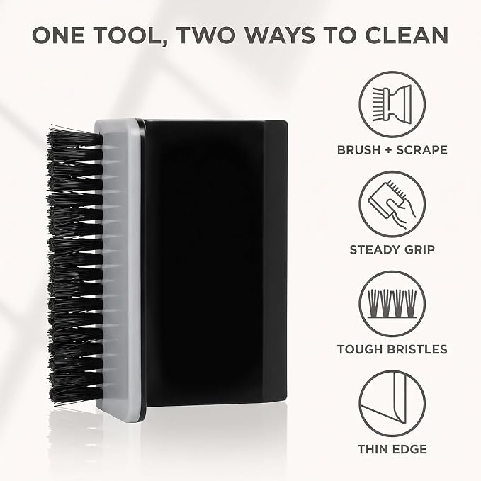 2 Pcs Black Kitchen Sink Squeegee Cleaner Countertop Brush Wiper Vegetable Cleaning Brush Wiper Home Kitchen Tool Fruit and Vegetable Cleaning Brushes Accessories Utensils and Gadgets