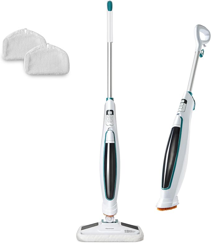 Kenmore S200 Series Steam Mop for Floor Cleaning | Easy Scrubber, 2pcs Washable Pads, 2 Modes, Quick-Heating, Lightweight for Hardwood and Tile - SM2060