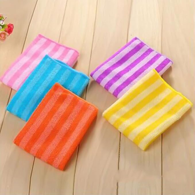 Microfiber Cleaning Cloth,5PK,11.8"x11.8",Ultra Soft Highly Absorbent Kitchen Towels Set,Reusable Streak-Free Lint-Free Cleaning Towels,Cleaning Rags for Window Car Kitchen Home
