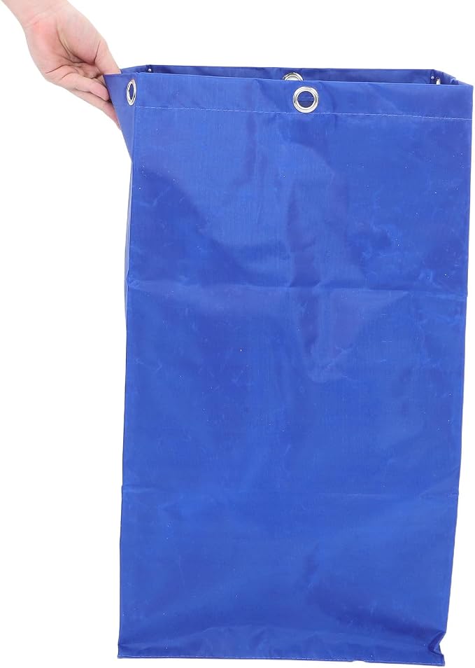 Healifty Portable Rolling Cleaning Cart Bag with Sturdy Polyester Material and Quick-Entry Feature, Multipurpose Organizer for Janitorial Staff in Hotels and Hospitals