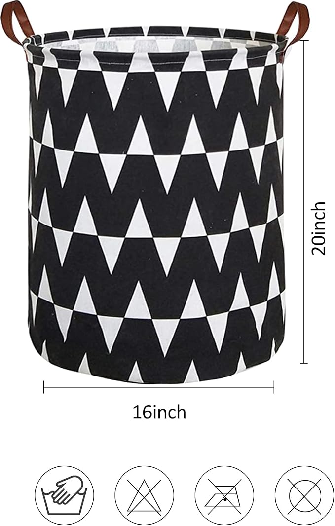 Collapsible Laundry Basket in Bedroom Waterproof Laundry Hamper in Bathroom Large Laundry Bag in College Dormitory Cloakroom Livingroom Nursery Toy Bin (Laundry Hamper-Livingroom-009)