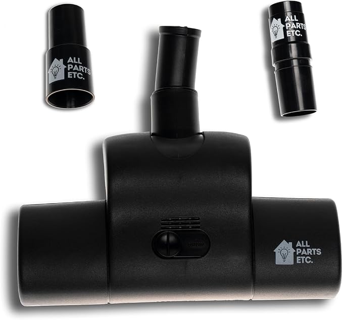 Vacuum Carpet Brush Nozzle Attachment, 1.25” Turbo Floor Brush Accessories, Head for Shop Vac, Bissell, Shark, Oreck, Hoover, Eureka & Central Vacuum (Style May Vary)