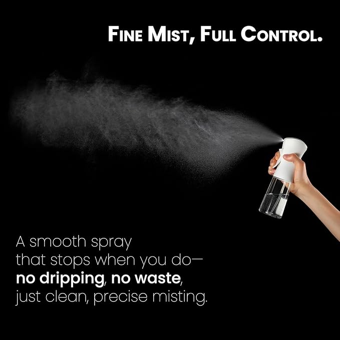 Mistifi Continuous Ultra Fine Mist Spray Bottle (2PCS 200ml, Pretty Princess)